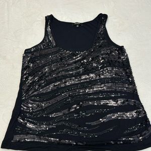 A sequin short sleeve blouse smoke and pet free home